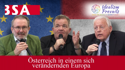 Posterframe von Österreich in einem sich verändernden Europa – Im Gespräch mit Dr. Franz Vranitzky und Cornelius Obonya BSA